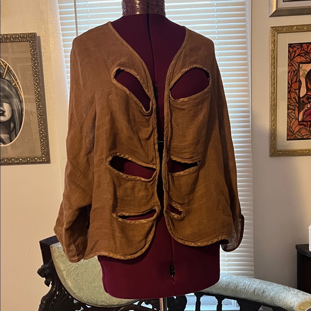 Brown Women's Jacket Cynthia Ashby lagonlook boho
